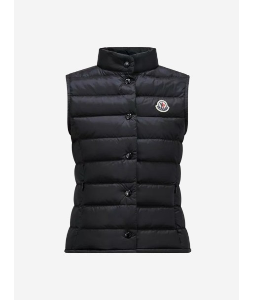 Moncler Enfant Girls Down Padded Liane Gilet in Black en ligne