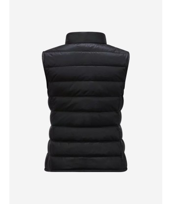 Moncler Enfant Girls Down Padded Liane Gilet in Black en ligne