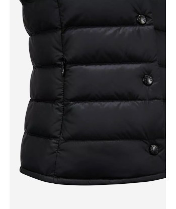 Moncler Enfant Girls Down Padded Liane Gilet in Black en ligne