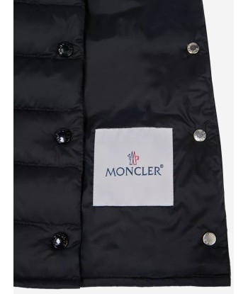 Moncler Enfant Girls Down Padded Liane Gilet in Black en ligne