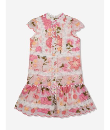 Marlo Girls Primrose Embroidered Dress in Multicolour ouvre sa boutique