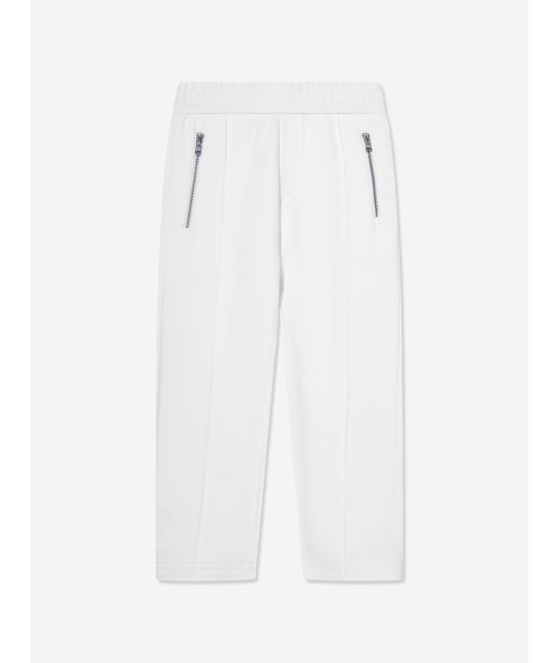 Moncler Enfant Boys Logo Sweatpants in White Economisez 