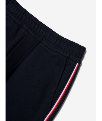 Moncler Enfant Boys Logo Joggers in Navy Faites des économies