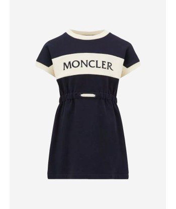 Moncler Enfant Girls Logo T-Shirt Dress in Black l'évolution des habitudes 