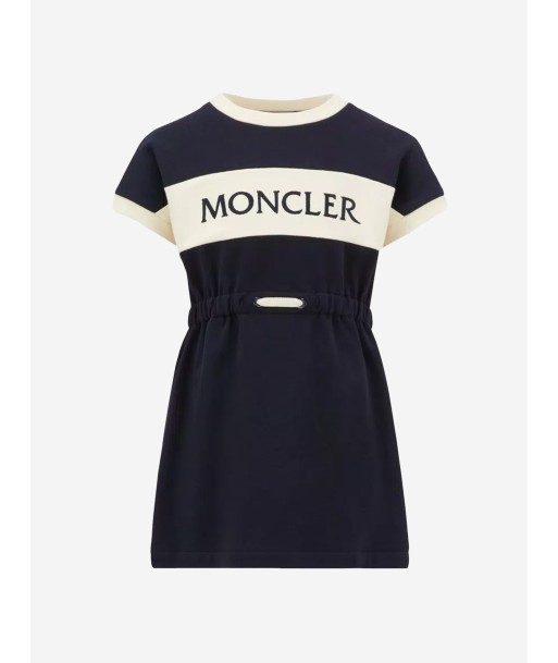 Moncler Enfant Girls Logo T-Shirt Dress in Black l'évolution des habitudes 