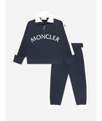 Moncler Enfant Boys Logo Tracksuit  in Black Le MVP de beaucoup