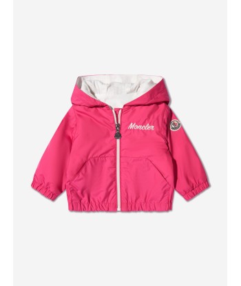 Moncler Enfant Baby Girls Down Padded Evanthe Jacket in Pink solde