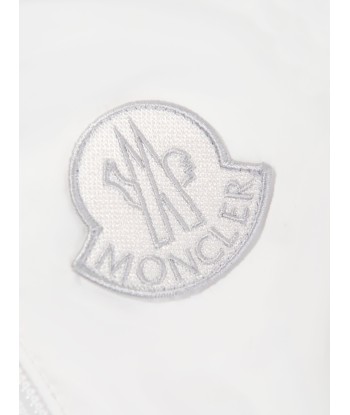 Moncler Enfant Baby Essien Gilet in White Jusqu'à 80% De Réduction