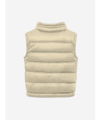 Moncler Enfant Baby Down Padded New Amaury Gilet In Beige acheter en ligne