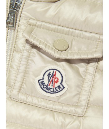 Moncler Enfant Baby Down Padded Baigal Jacket in Beige Paris Déstockage Promo