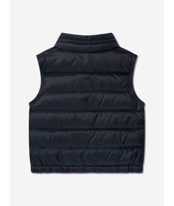 Moncler Enfant Baby Down Padded New Amaury Gilet In Navy Par le système avancé 