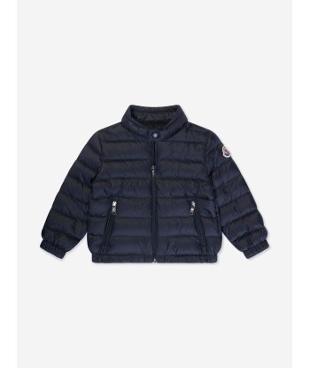 Moncler Enfant Baby Boys Down Padded Acorus Jacket in Navy Les magasins à Paris