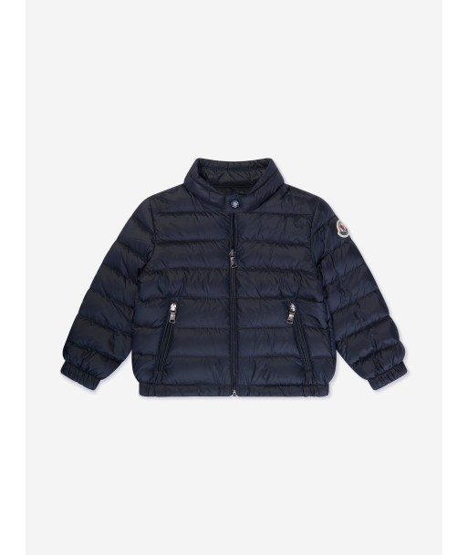 Moncler Enfant Baby Boys Down Padded Acorus Jacket in Navy Les magasins à Paris