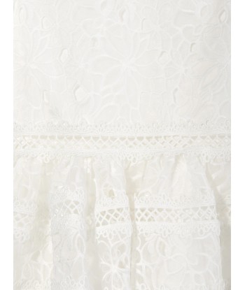 Marlo Girls Sadie Embroidered Maxi Dress in Ivory à prix réduit toute l'année