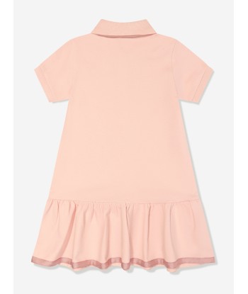 Moncler Enfant Girls Logo Polo Dress in Pink Comment ça marche