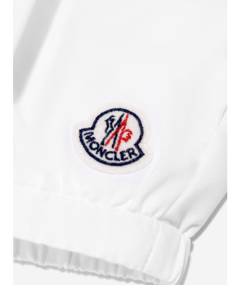 Moncler Enfant Baby Girls Cotton Shorts in White à prix réduit toute l'année