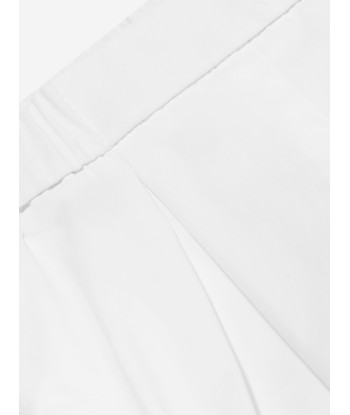 Moncler Enfant Baby Girls Cotton Shorts in White à prix réduit toute l'année