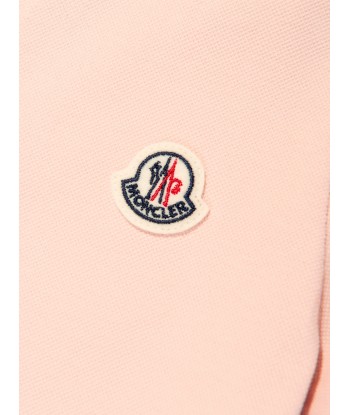 Moncler Enfant Girls Logo Polo Dress in Pink Comment ça marche