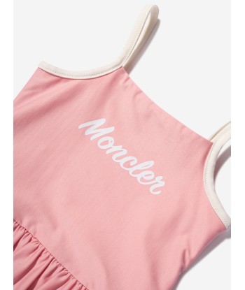 Moncler Enfant Baby Girls Logo Swimsuit in Pink 2024