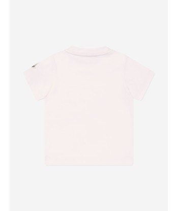 Moncler Enfant Baby Girls Logo T-Shirt in Pink pour bénéficier 