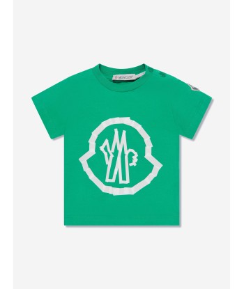 Moncler Enfant Baby Boys Logo T-Shirt in Green Pour