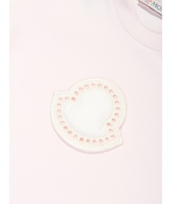 Moncler Enfant Baby Girls Logo T-Shirt in Pink pour bénéficier 