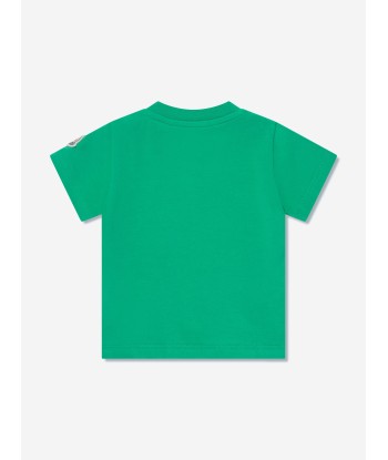 Moncler Enfant Baby Boys Logo T-Shirt in Green Pour