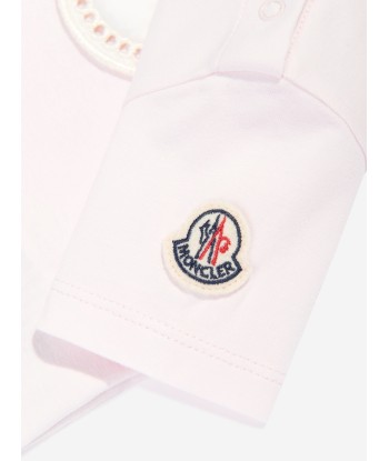 Moncler Enfant Baby Girls Logo T-Shirt in Pink pour bénéficier 