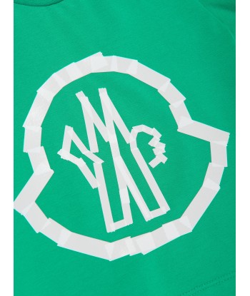 Moncler Enfant Baby Boys Logo T-Shirt in Green Pour