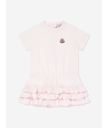 Moncler Enfant Baby Girls Frilly T-Shirt Dress in Pink Les êtres humains sont 