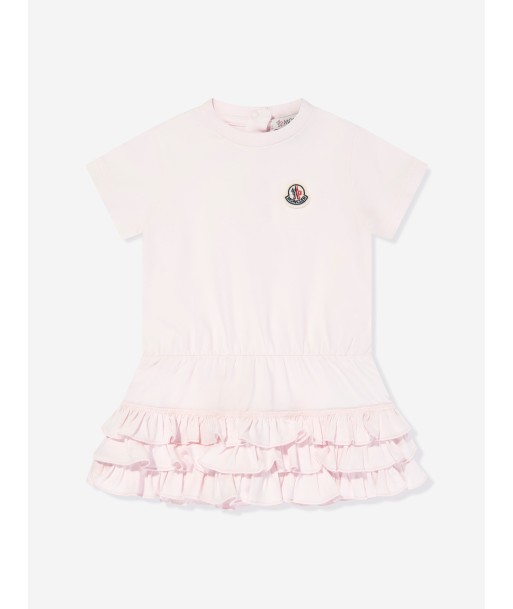 Moncler Enfant Baby Girls Frilly T-Shirt Dress in Pink Les êtres humains sont 