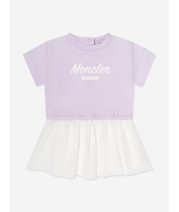 Moncler Enfant Baby Girls Logo T-Shirt Dress in Purple store