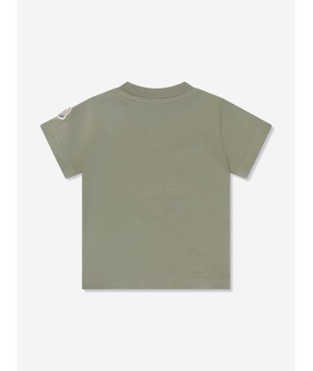 Moncler Enfant Baby Boys Logo T-Shirt in Green prix pour 