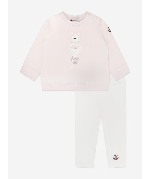 Moncler Enfant Baby Girls Outfit Set in Pink 2023