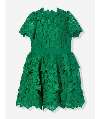 Marlo Girls Elsie Occasion Dress in Green pas cher chine