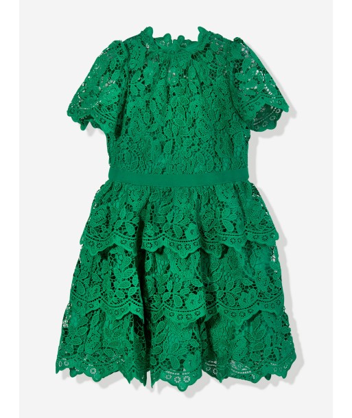 Marlo Girls Elsie Occasion Dress in Green pas cher chine