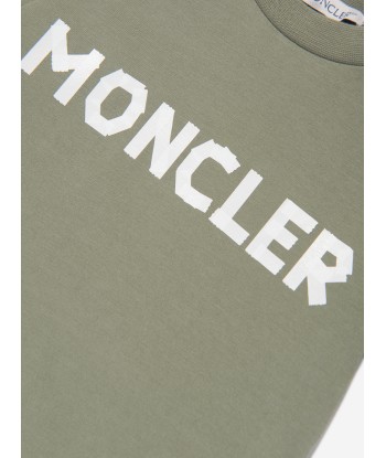 Moncler Enfant Baby Boys Logo T-Shirt in Green prix pour 