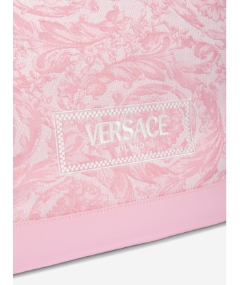 Versace Baby Girls Barocco Logo Changing Bag in Pink de France