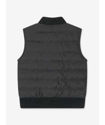 Moncler Enfant Boys Down Padded Olu Gilet in Black suggérées chez