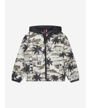 Moncler Enfant Boys Palm Tree Keenan Jacket in Green Comparez plus de prix