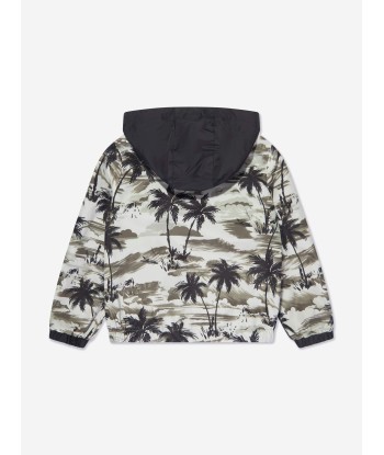 Moncler Enfant Boys Palm Tree Keenan Jacket in Green Comparez plus de prix