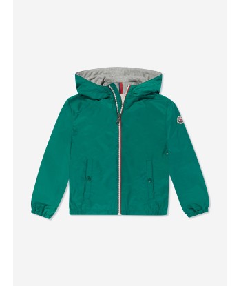 Moncler Enfant Boys New Urville Jacket in Green en linge