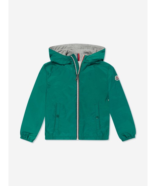 Moncler Enfant Boys New Urville Jacket in Green en linge