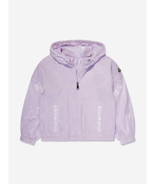 Moncler Enfant Girls Edipo Jacket in Purple paiement sécurisé