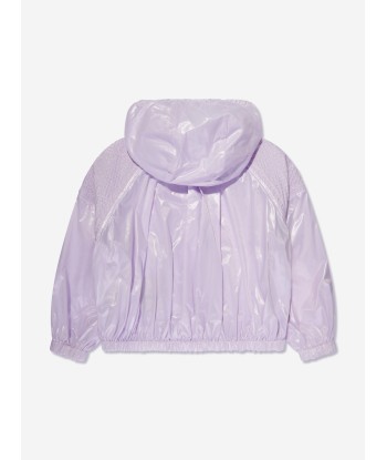 Moncler Enfant Girls Edipo Jacket in Purple paiement sécurisé