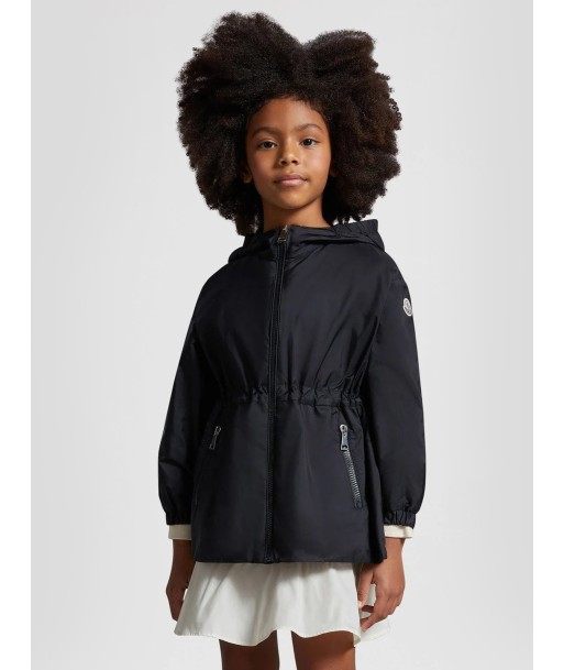 Moncler Enfant Girls Wete Short Parka in Black pas cher