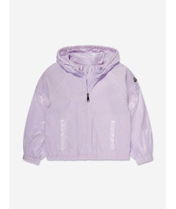 Moncler Enfant Girls Edipo Jacket in Purple paiement sécurisé