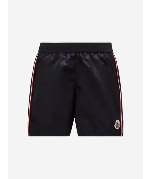 Moncler Enfant Boys Logo Swim Shorts in Navy Paris Déstockage Promo