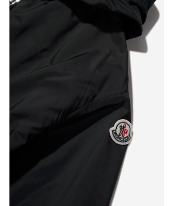 Moncler Enfant Girls Wete Short Parka in Black pas cher