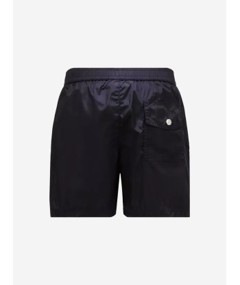 Moncler Enfant Boys Logo Swim Shorts in Navy Paris Déstockage Promo